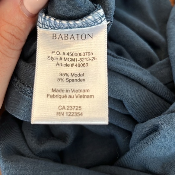 Babaton freddie midi dress - blue/grey - Picture 4 of 5